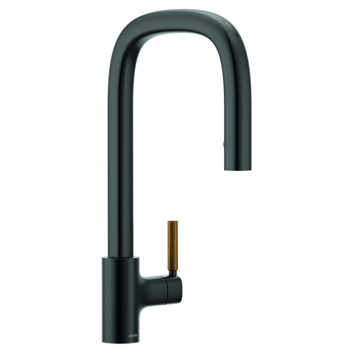 Moen TENON™ Matte Black smart kitchen faucet with motion control