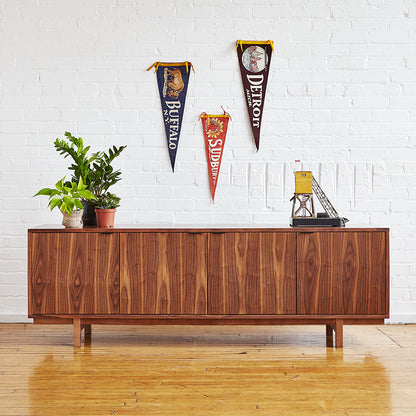 Gus* Modern BELMONT walnut credenza