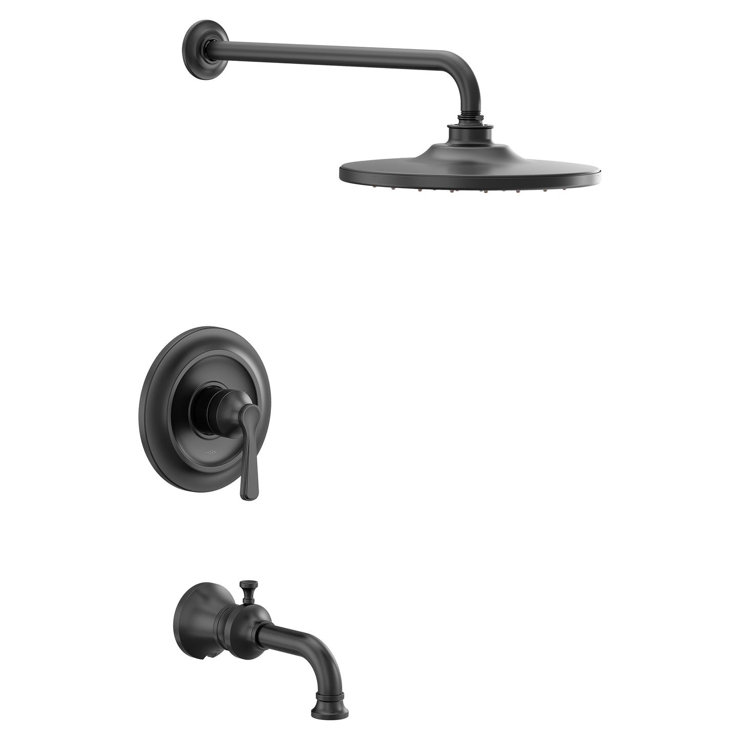 Moen COLINET Matte Black M-Core™ 2-Series tub & shower faucet - S112