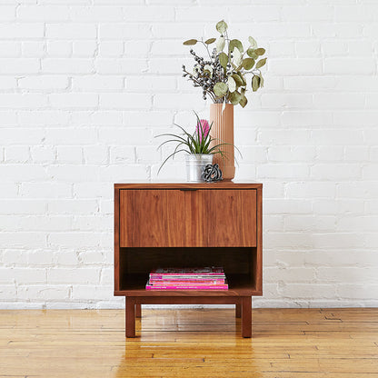 Gus* Modern BELMONT Natural Walnut end table