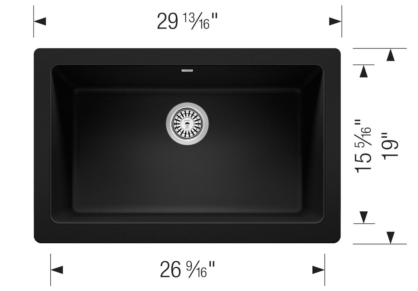 Blanco VINTERA 30 Cafe Silgranit super single farmhouse kitchen sink