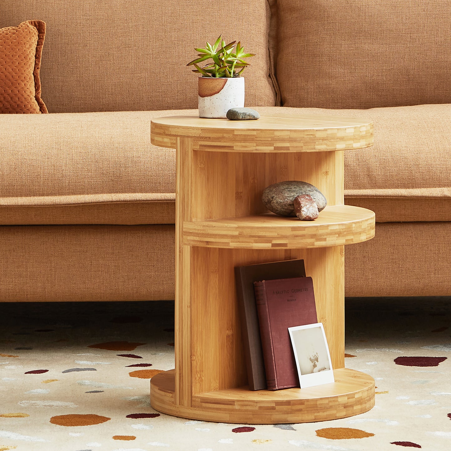 Gus* Modern MONUMENT natural bamboo end table