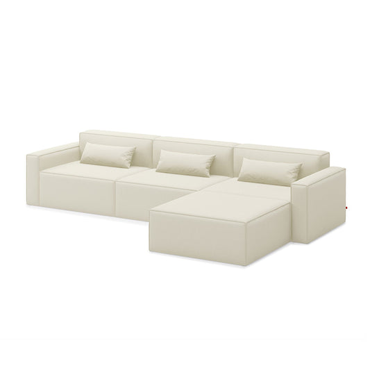 Gus* Modern MIX MODULAR Mowat Sand 4pc sectional