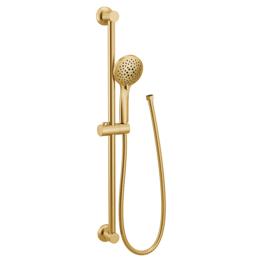MOEN® Brushed Gold 5fx handheld shower with slidebar