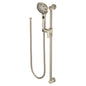 Moen Brushed Nickel 5fx showerhead with slide bar