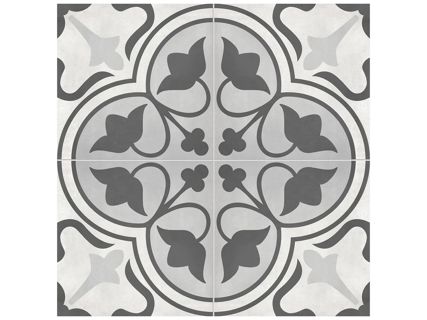 FORM Ice "Clover" 8 x 8 matte porcelain floor / wall tile