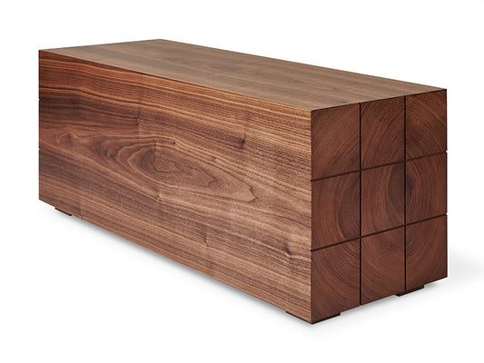 Gus* Modern MIX MODULAR Natural Walnut block table