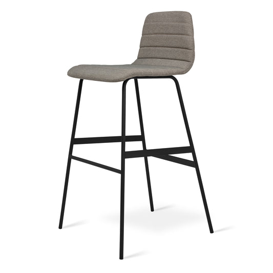 Gus* Modern LECTURE pixel truffle upholstered bar stool