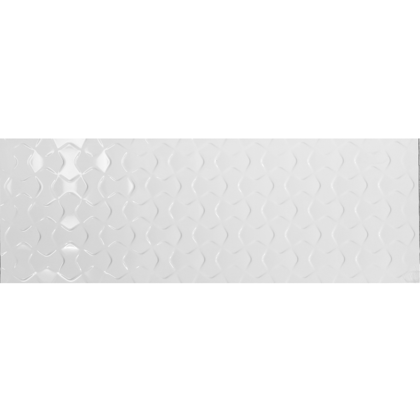 3D Blanco "Bowtie" 16 x 48 bright wall tile