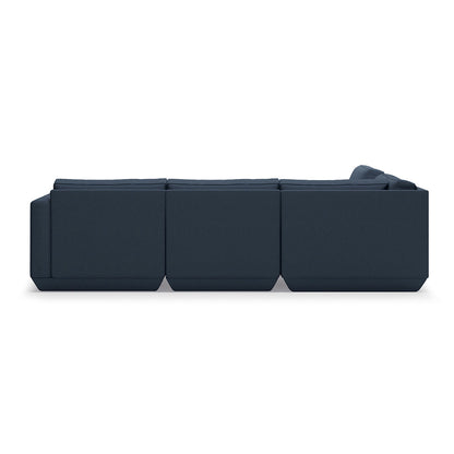 Gus* Modern PODIUM 5PC Seating Group A | Left - Hanson Navy