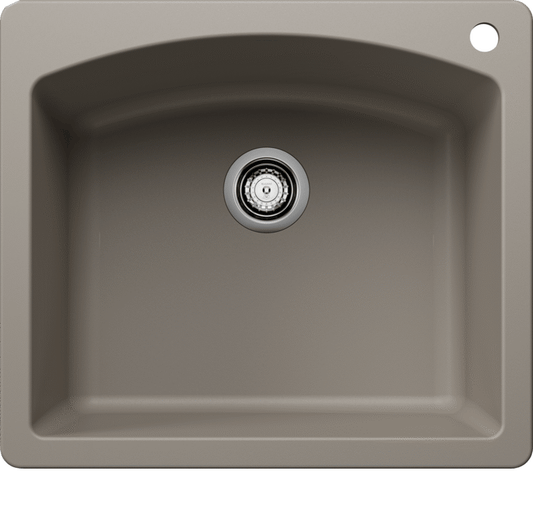 Blanco DIAMOND 1 Truffle Silgranit single bowl kitchen sink