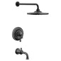 Moen COLINET™ Matte Black M-CORE™ 4-Series tub & shower faucet