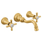 Moen TS42112BG | gold WEYMOUTH wall mount vanity faucet