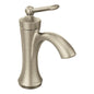 Moen WYNFORD® Brushed Nickel single handle vanity faucet