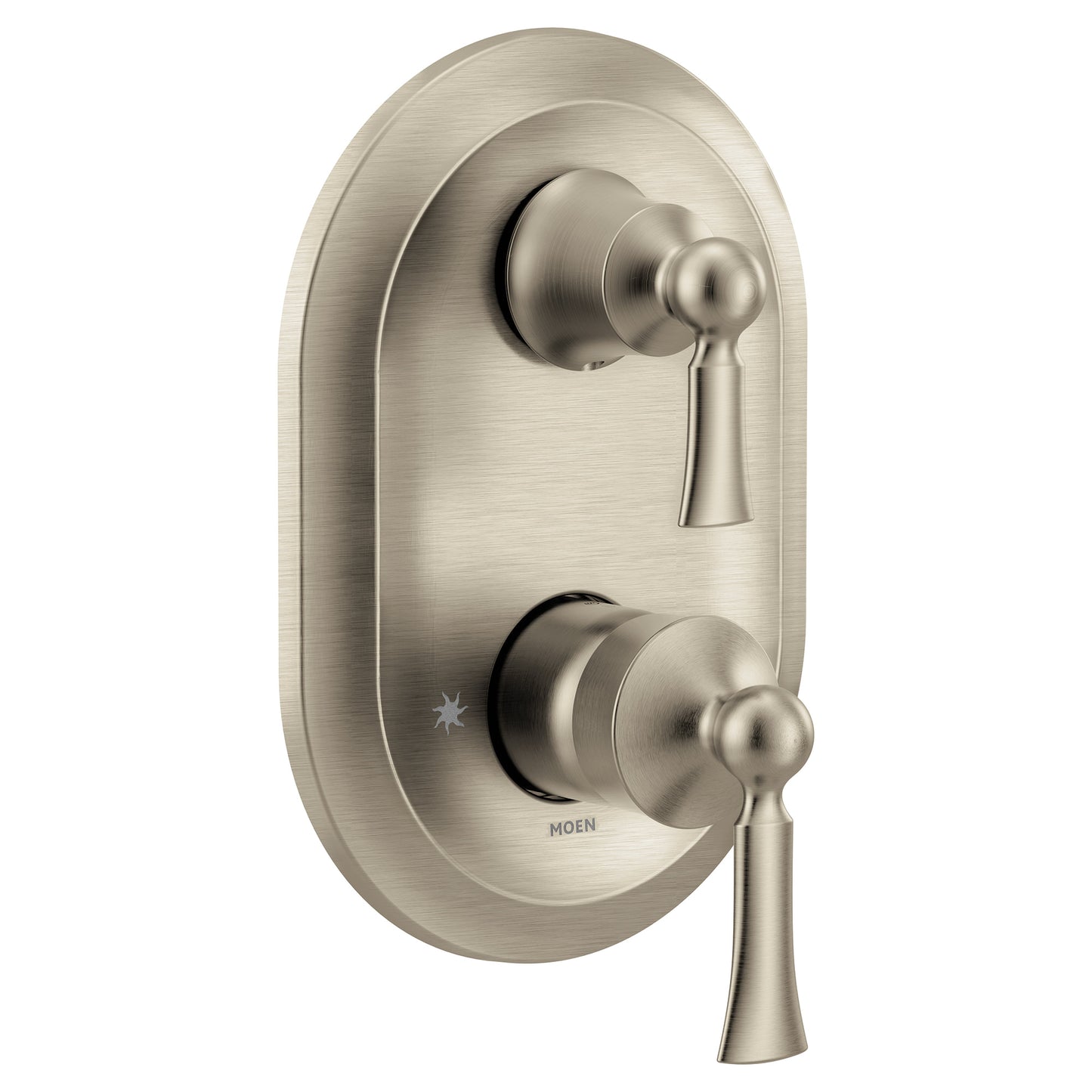 Moen UT5500BN | brushed nickel WYNFORD M-Core 3-Series integrated transfer valve trim