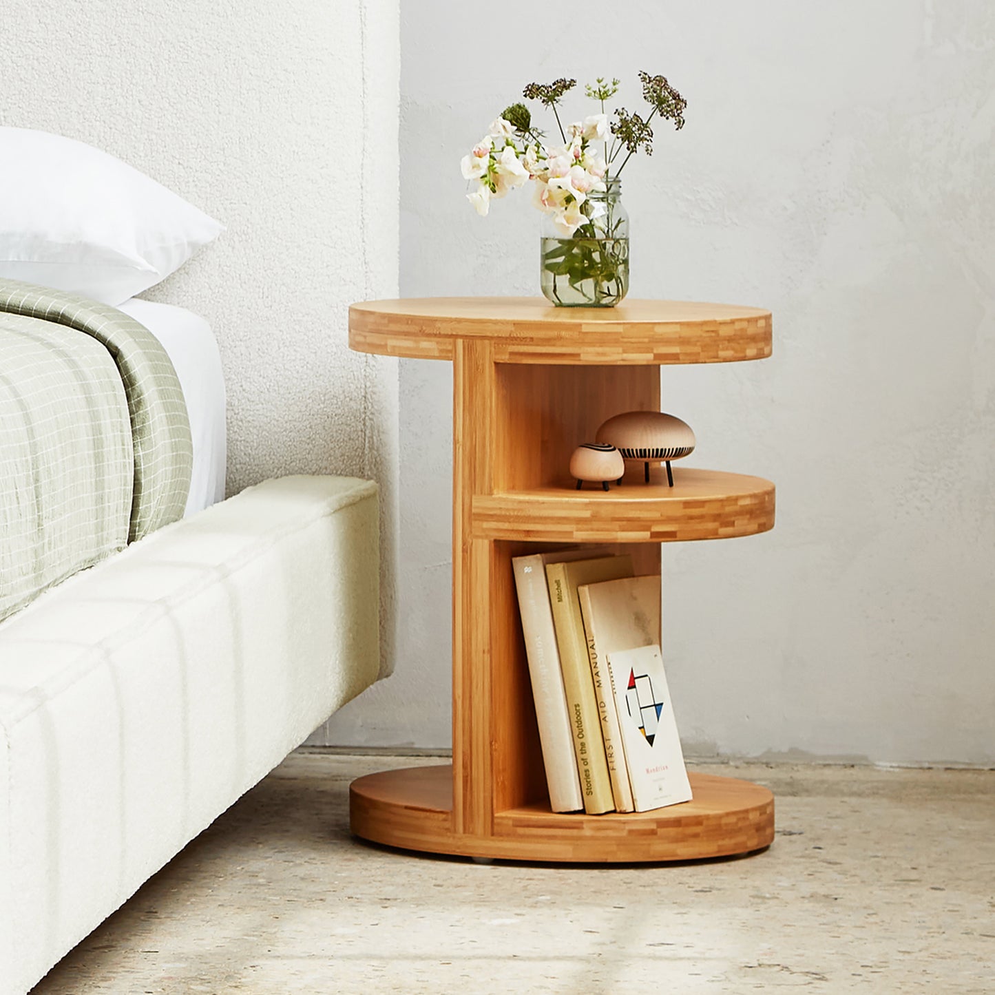 Gus* Modern MONUMENT natural bamboo end table