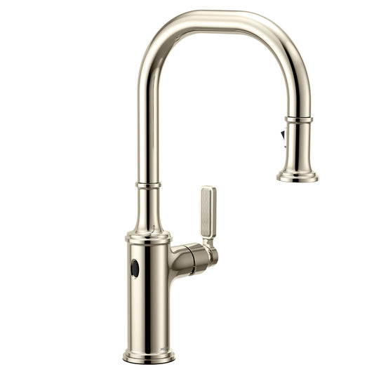 Moen SMYTH™ Polished Nickel hands-free kitchen faucet