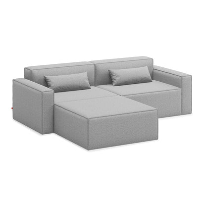 Gus* Modern MIX MODULAR Parliament Stone 3pc sectional