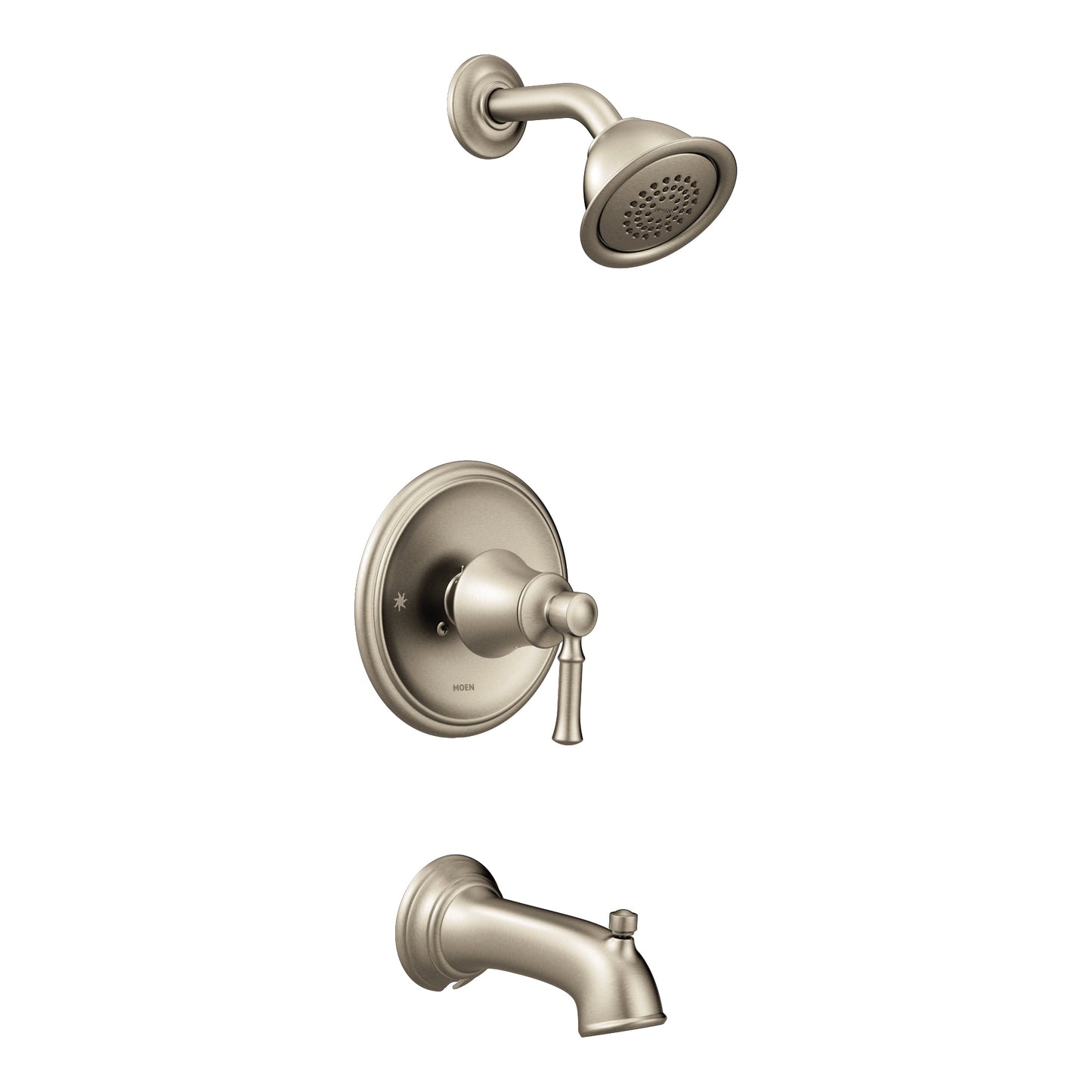 Moen T2183BN | brushed nickel Dartmoor Posi-Temp tub & shower faucet / 6371