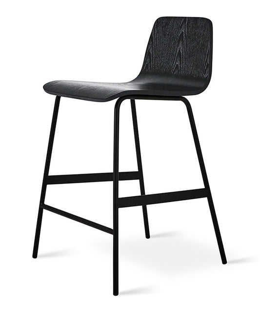 Gus* Modern LECTURE Black Ash counter stool