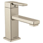 Moen 90°® Brushed Nickel single handle vanity faucet