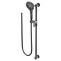 Moen Matte Black 5fx showerhead with slide bar