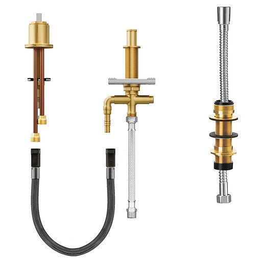 MOEN® single handle deck mount tub filler with handshower valve (IPS)