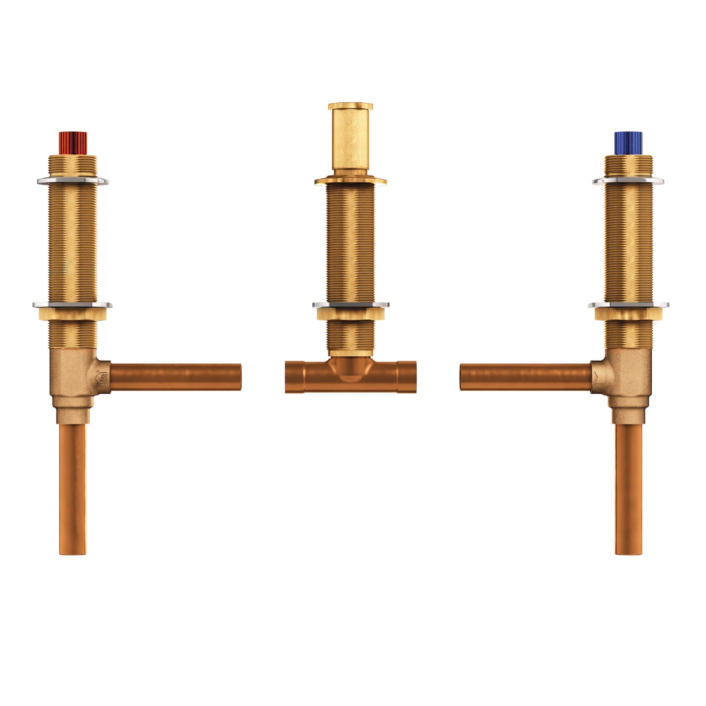 MOEN® two-handle deck mount adjustable centreset tub filler valve