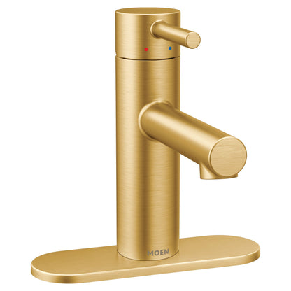 Moen ALIGN® Brushed Gold single handle vanity faucet