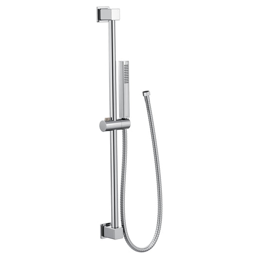 Moen Chrome handheld shower with slide bar