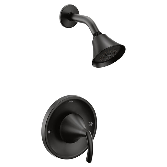 Moen GLYDE™ Matte Black POSI-TEMP® shower faucet