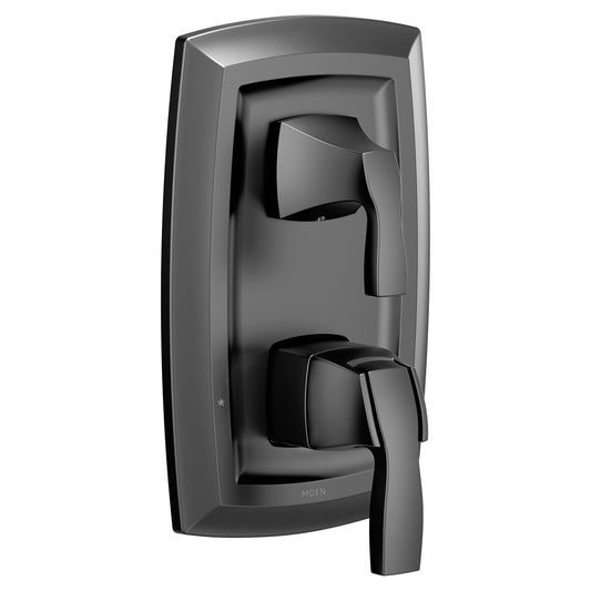 Moen UT3611BL | black Voss M-Core 3-Series integrated transfer valve trim