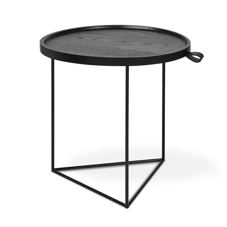 Gus* Modern PORTER Black Ash end table