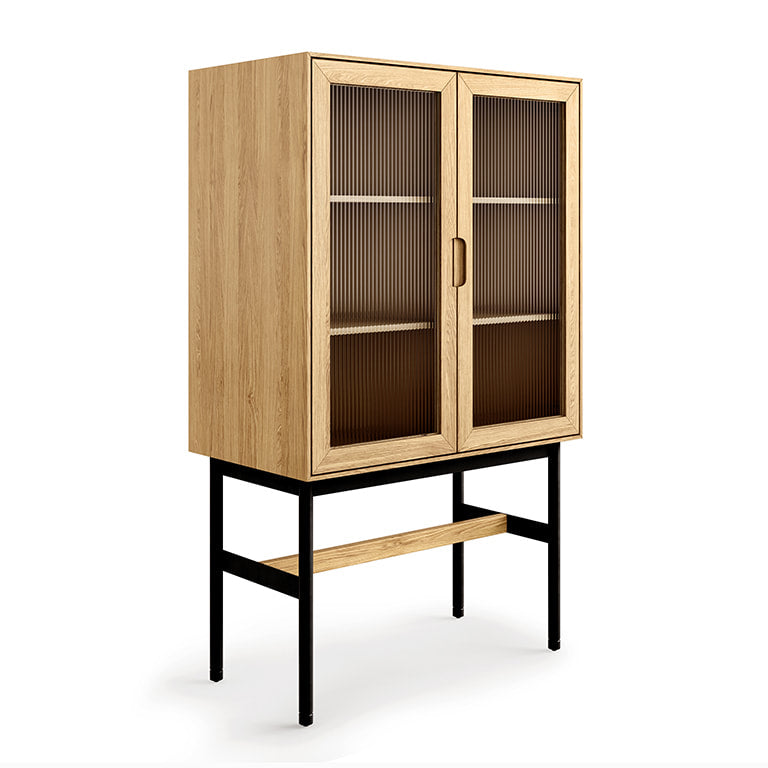 Gus* Modern MUNRO White Oak vitrine