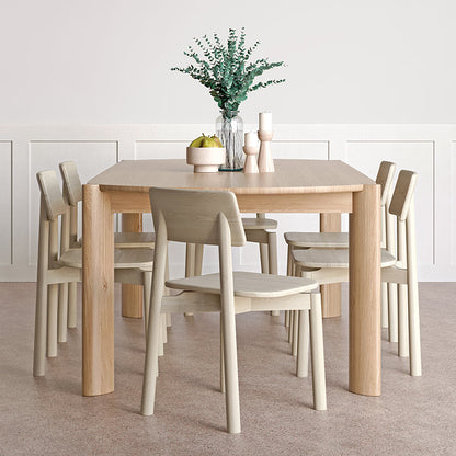 Gus* Modern BANCROFT White Oak dining table