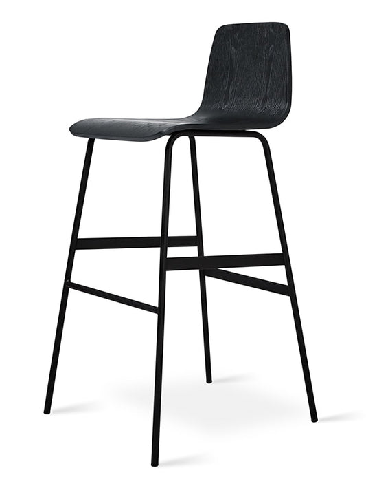 Gus* Modern LECTURE Black Ash bar stool