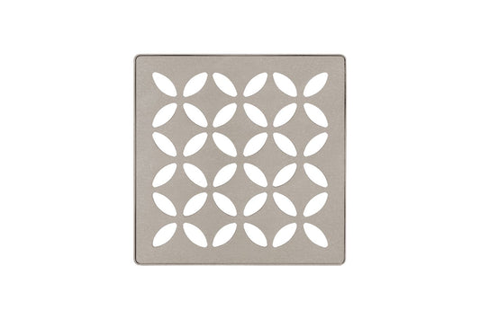 Schluter® KERDI-DRAIN FLORAL Stone Grey drain grate