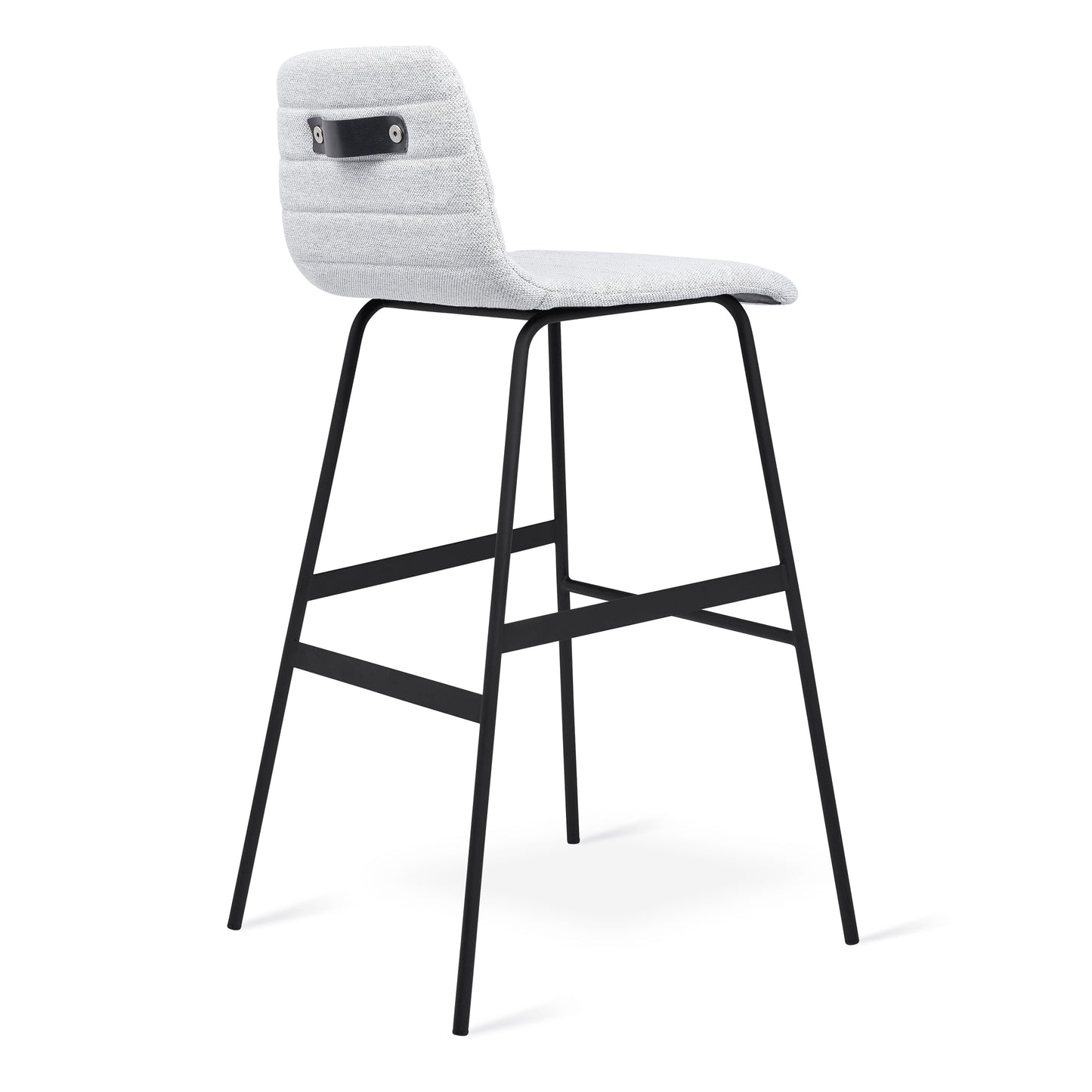 Gus* Modern LECTURE pixel shale upholstered bar stool