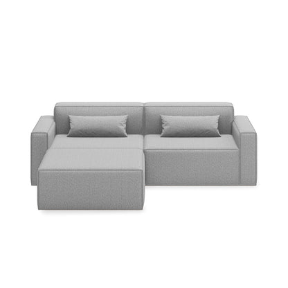 Gus* Modern MIX MODULAR Parliament Stone 3pc sectional