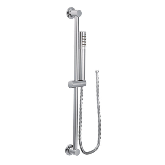 Moen Chrome handheld shower with slidebar