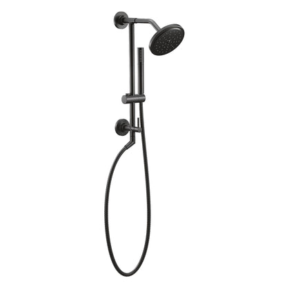 Moen ANNEX™ Matte Black retrofit shower rail