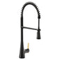 Moen S5235BL | black Sinema pulldown kitchen faucet