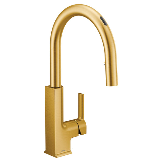 Moen S72308EVBG | gold STō® smart kitchen faucet