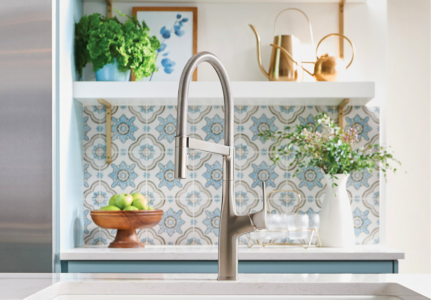 Blanco RIVANA Stainless semi pro kitchen faucet