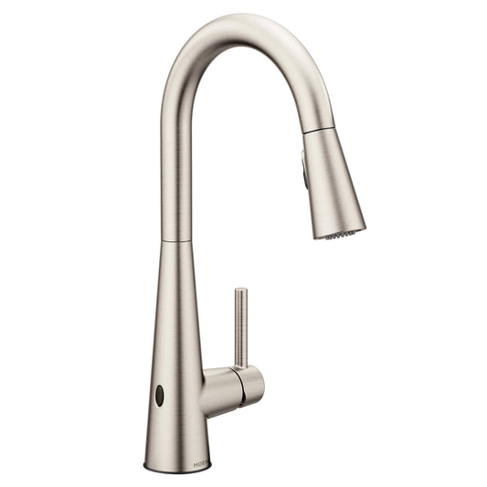 Moen SLEEK® Stainless hands-free kitchen faucet