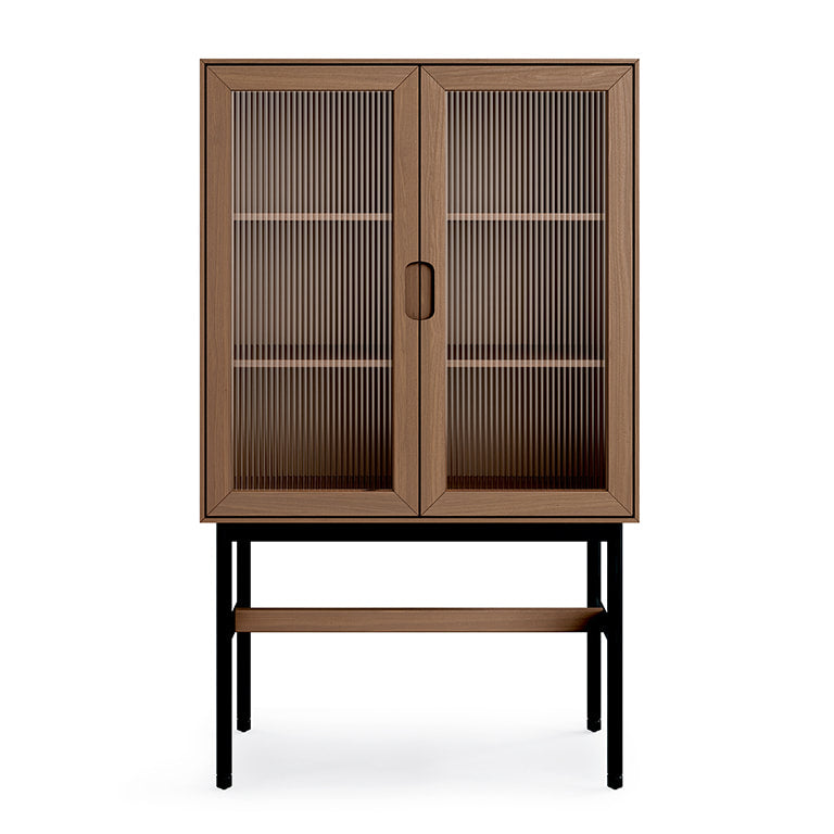 Gus* Modern MUNRO Classic Walnut vitrine