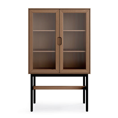 Gus* Modern MUNRO Classic Walnut vitrine