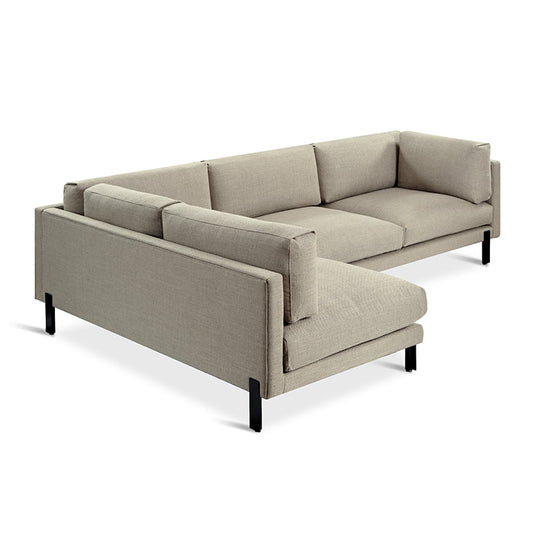 Gus* Modern SILVERLAKE Andorra Almond sectional (left)