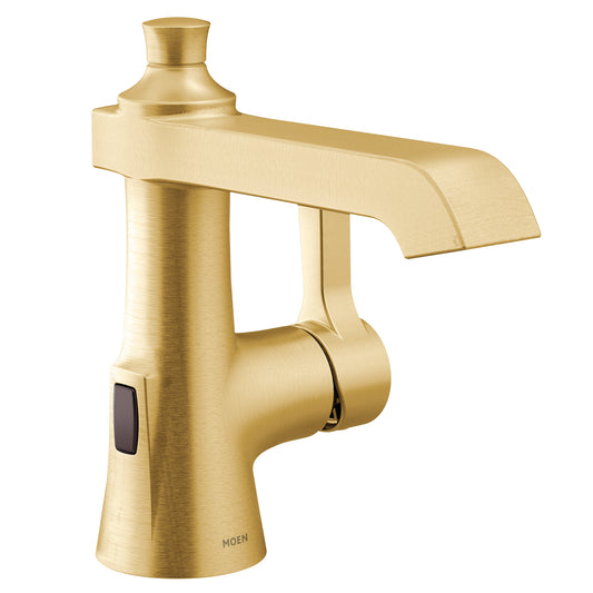 Moen FLARA™ Brushed Gold hands-free vanity faucet