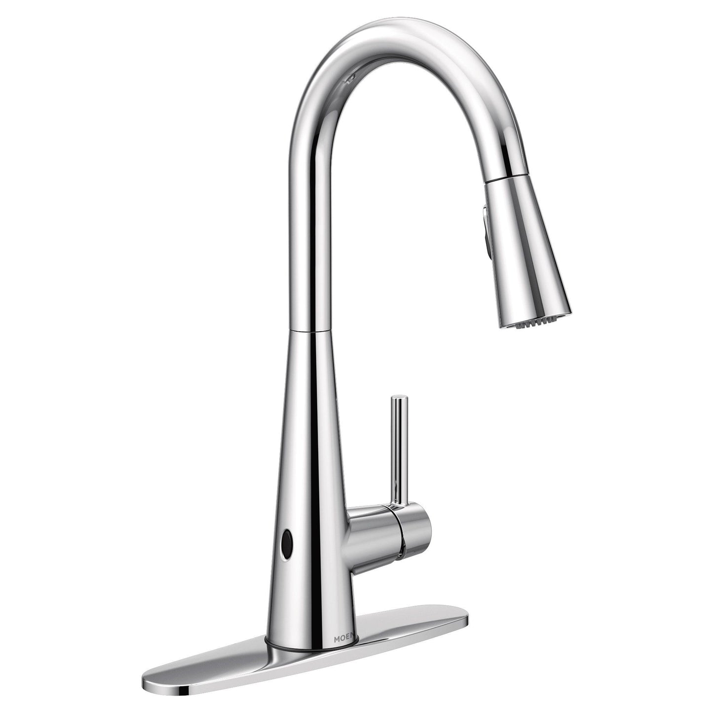 Moen SLEEK® Chrome hands-free kitchen faucet